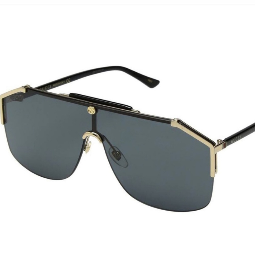 Black and Gold Gucci GG0291S Sunglasses